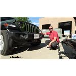 etrailer Invisible Base Plate Kit Installation - 2023 Jeep Wrangler
