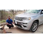 etrailer Invisible Base Plate Kit Installation - 2020 Jeep Grand Cherokee