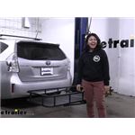 Play video An In-Depth Look at the 24x60 etrailer Cargo Carrier for 2" Hitches on your 2014 Toyota Prius v