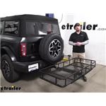 etrailer Hitch Cargo Carrier Review - 2022 Ford Bronco