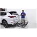 How does the 24x60 etrailer Cargo Carrier fit on a 2024 Mitsubishi Outlander?