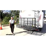 A Closer Look at the etrailer Enclosed Cargo Carrier on a 2014 Thor Hurricane Motorhome