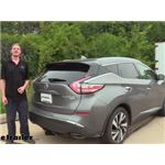 etrailer.com Trailer Hitch Installation - 2018 Nissan Murano