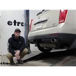 etrailer Class III Trailer Hitch Installation - 2014 Cadillac SRX