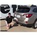 etrailer Trailer Hitch Installation - 2018 Subaru Outback Wagon
