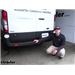 etrailer Trailer Hitch Installation - 2020 Ford Transit T250