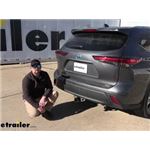etrailer Class III Trailer Hitch Installation - 2022 Toyota Highlander
