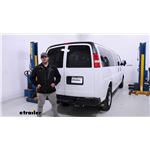 etrailer Trailer Hitch Receiver Installation - 2022 Chevrolet Express Van