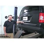 etrailer.com Trailer Hitch Installation - 2017 Jeep Patriot