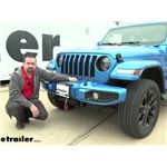 etrailer Invisible Base Plate Kit Installation - 2022 Jeep Wrangler Unlimited