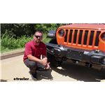 etrailer Invisible Base Plate Kit Installation - 2023 Jeep Wrangler Unlimited