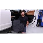 How Do the etrailer Custom Fit All-Weather Front and Rear Floor Mats fit in a 2016 Ford F-150