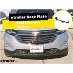 etrailer Invisible Base Plate Kit Installation - 2019 Chevrolet Equinox