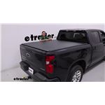 How does the etrailer Soft Roll-Up Tonneau Cover fit on a 2024 Chevrolet Silverado 1500?