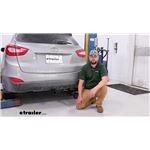 How to Install the etrailer Class III Trailer Hitch - 2014 Hyundai Tucson