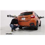 etrailer Class III Trailer Hitch Installation - 2014 Subaru XV Crosstrek