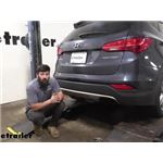 etrailer Trailer Hitch Installation - 2014 Hyundai Santa Fe