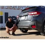 etrailer Class III Trailer Hitch Installation - 2018 Subaru Crosstrek