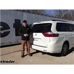 etrailer Trailer Hitch Installation - 2020 Toyota Sienna