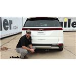 Setting up the etrailer Trailer Hitch Receiver on a 2022 Kia Carnival