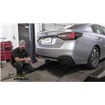 etrailer Class III Trailer Hitch Installation - 2023 Subaru Legacy