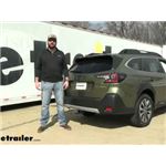 etrailer Class III Trailer Hitch Installation - 2023 Subaru Outback Wagon