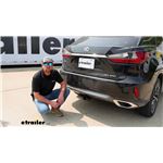 etrailer Class III Trailer Hitch Installation - 2017 Lexus RX 350