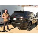 etrailer Class III Trailer Hitch Installation - 2022 Jeep Grand Cherokee WK - old body
