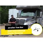 etrailer XHD Non-Binding Tow Bar Installation - 2020 International Trucks DuraStar