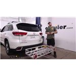 Play video Test Fitting the Flint Hill Goods 22" x 49" Cargo Carrier on a 2019 Toyota Highlander