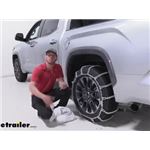 Glacier V-Bar Snow Tire Chains Installation - 2022 Toyota Tundra