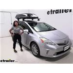Inno Wedge Plus Rooftop Cargo Box Review - 2014 Toyota Prius v