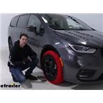 ISSE Classic Snow Socks Installation - 2022 Chrysler Pacifica