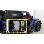 Play video Test Fitting the K-Source Snap & Zap Custom Towing Mirrors on a 2025 Jeep Wrangler
