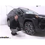 Konig Self-Tensioning Snow Tire Chains Installation - 2022 Toyota RAV4