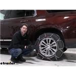 Konig Diamond Pattern Snow Tire Chains Installation - 2023 GMC Yukon XL