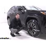 Konig Premium Self-Tensioning Snow Tire Chains Installation - 2022 Toyota RAV4