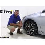 Konig Self-Tensioning Low-Profile Snow Tire Chains Installation - 2019 Subaru Legacy