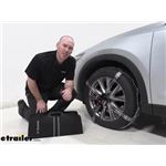 Konig Premium Self-Tensioning Snow Tire Chains Installation - 2020 Mazda CX-5