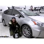 Konig Self-Tensioning Low-Profile Snow Tire Chains Installation - 2014 Toyota Prius v