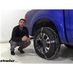 Konig Premium Self-Tensioning Snow Tire Chains Installation - 2020 Ford Ranger