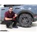 Konig Self-Tensioning Snow Tire Chains Installation - 2021 Ford Bronco Sport TH01594245