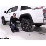 Konig Self-Tensioning Snow Tire Chains Installation - 2022 Toyota Tacoma