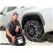 Konig Diamond Pattern Snow Tire Chains Installation - 2022 Toyota Tundra