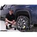 Konig Diamond Pattern Snow Tire Chains Installation - 2023 Chevrolet Silverado 2500