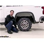 Konig Self-Tensioning Snow Tire Chains Installation - 2023 Chevrolet Silverado 2500