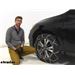 Konig Self-Tensioning Snow Tire Chains Installation - 2020 Nissan Pathfinder