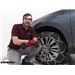 Konig Self-Tensioning Snow Tire Chains Installation - 2021 Toyota Venza