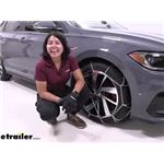 Konig Self-Tensioning Low-Profile Snow Tire Chains Installation - 2021 Volkswagen Jetta