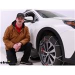Konig Self-Tensioning Snow Tire Chains Installation - 2022 Subaru Outback Wagon